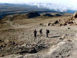 Descent to Barafu Camp